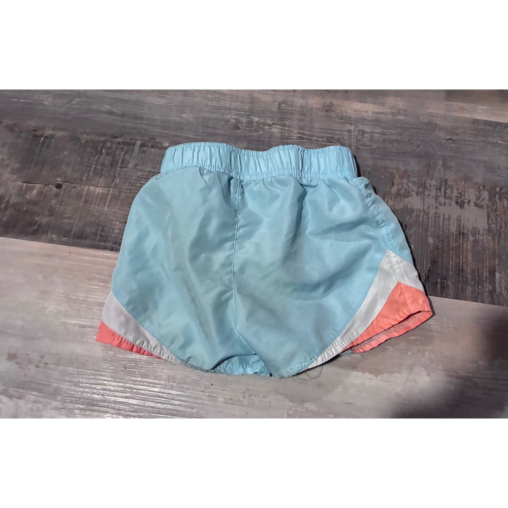Champion Girls Aqua Blue Colorblock Athletic Running Shorts Size 3T RN 82382
